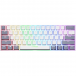 Trust GXT873 Acira 60% Mini, US, valge - Juhtmevaba klaviatuur