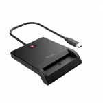Trust Primo Smart ID Card Reader, USB-C, USB-A, must - ID-kaardi lugeja