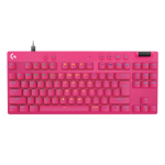 Logitech Pro X TKL Rapid, US, roosa - Klaviatuur