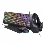 Trust GXT 792 Quadrox 4-in-1 Gaming Bundle, US, must - Desktop