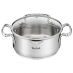 Tefal Duetto+ 18 cm, 2 L, roostevaba teras - Kaanega pott