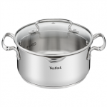 Tefal Duetto+ 20 cm, 2.7 L, roostevaba teras - Kaanega pott