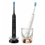 Philips Sonicare DiamondClean 9000, 2 tk, must/valge - Elektriliste hambaharjade komplekt &auml;piga