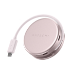 Satechi OntheGo 5-in-1 Multiport Adapter, roosa - Adapter
