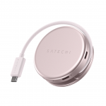 Satechi OntheGo 5-in-1 Multiport Adapter, roosa - Adapter
