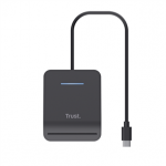 Trust Primo Smart Card Reader, USB-C, must - ID-kaardi lugeja