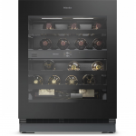 Miele, 32 pudelit, k&otilde;rgus 82 cm, must - Integreeritav veinik&uuml;lmik