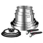 Tefal Ingenio Emotion, roostevaba teras - 11-osaline pottide ja pannide komplekt