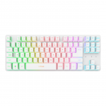 Trust GXT 831 Thado Wireless, TKL, US, valge - Juhtmevaba klaviatuur