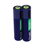 Trust USB-C rechargeable AAA batteries, 2-pakk - Laetavad patareid