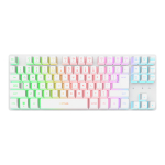 Trust GXT 831 Thado Wireless, TKL, SWE, valge - Juhtmevaba klaviatuur