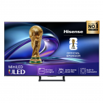 Hisense E8Q, 50'', 4K UHD, ULED, Mini LED, must - Teler