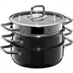 WMF Fusiontec Compact, 3 tk, must - Pottide komplekt