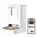 Petkit YumShare Dual-hopper, valge - Automaatne lemmikloomas&ouml;&ouml;tja kaameraga