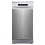 Hisense, 10 n&otilde;udekomplekti, laius 44.8 cm, hall - Eraldiseisev n&otilde;udepesumasin