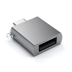 Satechi USB-adapter, USB-C pistik - USB-A pesa, hall &ndash; Adapter