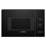 Bosch seeria 4, 20 L, 800 W, must - Integreeritav mikrolaineahi