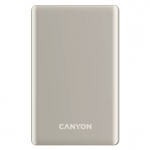 Canyon OnCharge 505 Slim Magsafe, 5000 mAh, juhtmevaba laadimine, USB-C, beež - Akupank