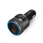 Nedis Car FM Transmitter, must - FM saatja