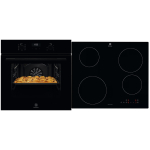 Electrolux 600 SteamBake, 65 L, must - Integreeritav ahi + induktsioonpliitiplaat