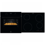 Electrolux 600 SteamBake, 65 L, must - Integreeritav ahi + induktsioonpliitiplaat