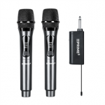 Prime3 AWM22DB Dual Wireless VHF Microphone, must - Juhtmevaba mikrofonikomplekt