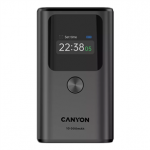 Canyon OnPower 130, 10000 mAh, tumehall - Akupank