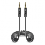 SBS, 3.5mm - 3.5mm, spiraal, tumehall - Kaabel