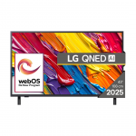 LG QNED82 AI, 43'', 4K UHD, QNED, must - Teler