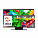 LG QNED86 evo AI, 43'', 4K UHD, QNED, Mini LED, must - Teler