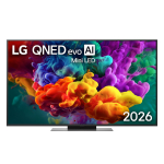 LG QNED87 evo AI, 55'', 4K UHD, QNED Mini LED, must - Teler