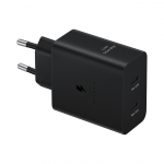 Samsung Dual USB-C, 50 W, must - Vooluadapter