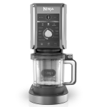 Ninja CREAMi Deluxe, 10-&uuml;hes, must/h&otilde;bedane - J&auml;&auml;tisemasin