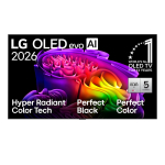 LG OLED evo AI G6, 65'', 4K UHD, OLED, must - Teler