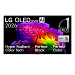 LG OLED evo AI G6, 83'', 4K UHD, OLED, must - Teler