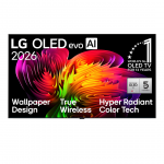 LG OLED evo AI W6, 83'', 4K UHD, OLED, must - Teler