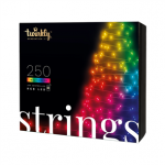 Twinkly Strings, 250 LED, IP44, 20 m, must - Nutikad j&otilde;ulutuled