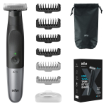 Braun Series X, must - H&uuml;briidraseerija