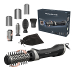 Rowenta Brush Activ, 1000 W, must - F&ouml;&ouml;n-koolutaja