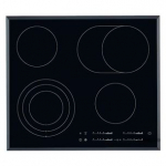 AEG, laius 59 cm, raamita, must - Integreeritav keraamiline pliidiplaat