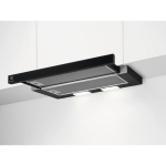 Electrolux, 410 m&sup3;/h, laius 59,8 cm, must - Integreeritav &otilde;hupuhasti
