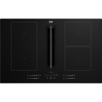 Beko, laius 80 cm, must - Integreeritav induktsioonpliit &otilde;hupuhastiga