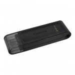 Kingston DataTraveler 70, USB-C, 64 GB, must - M&auml;lupulk