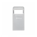 Kingston DataTraveler Micro, 64 GB, h&otilde;be - M&auml;lupulk