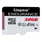 Kingston High-Endurance, microSDXC, 32 GB, valge - M&auml;lukaart
