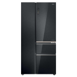 Haier S+ 4D 7, No Frost, 601 L, k&otilde;rgus 190 cm, must - SBS-k&uuml;lmik