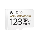 SanDisk High Endurance, MicroSDXC, 128 GB, valge - M&auml;lukaart
