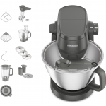 Kenwood Multi Tasker, 1000 W, must - K&ouml;&ouml;gikombain