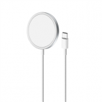 Puro Magnetic Wireless, USB-C, MagSafe, 1 m, valge - Juhtmevaba laadija