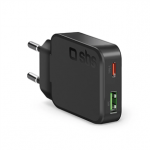 SBS Ultra-Slim, 45 W, must - Laadija